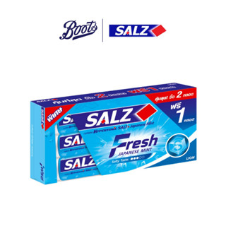 Salz ซอลส์ เฟรช แจเปนนิส มินต์ ยาสีฟัน 160 กรัม แพ็ค 2 ฟรี 1