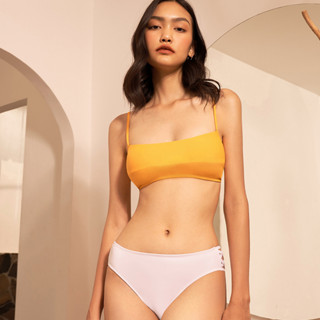 [Coralist Swimwear] เสื้อครอปสายเดี่ยวว่ายน้ำ รุ่น Quin สี Spectra Yellow(CREX281)