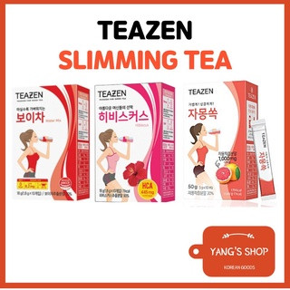 [TEAZEN] ผงชาลดน้ำหนักเกาหลี 3 ชนิด / ชาลดน้ำหนัก / น้ำผสม / ชาเกรปฟรุต / ชาผูเอ๋อร์ / ชาสมุนไพรชบา