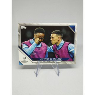 การ์ดบอล RB Leipzig/Salzburg/Man CityTopps chrome champions league 2021/22 Soccer Cards