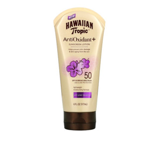 Hawaiian Tropic, AntiOxidant+ Sunscreen Lotion, SPF 50, 6 fl oz (177 ml)