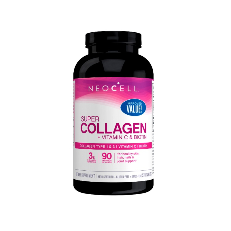Neocell Super Collagen + C 6000mg with biotin 270 tablets