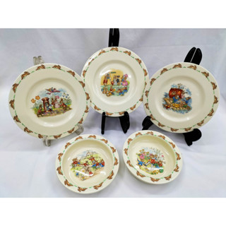 BUNNYKINS ROYAL DOULTON TABLEWARE ENGLISH FINE BONE CHINA จาน ชาม