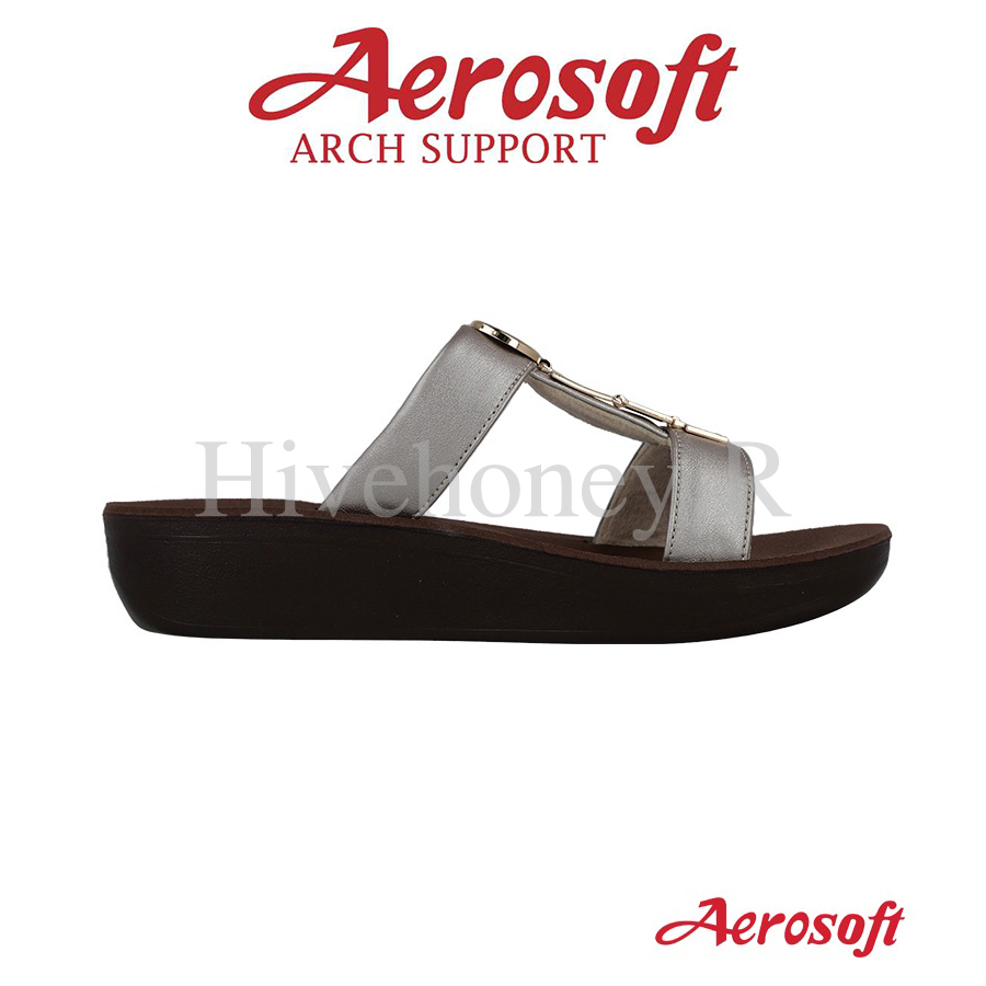 ☁️FW8384☁️ รองเท้าแตะเพื่อสุขภาพ aerosoft arch support(แอโร่ซอฟ) ราคา ถูกที่สุด ดีลบีเคเค แกลเลอรีภาพที่ 4