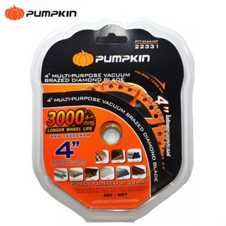 PUMPKIN ใบตัดเพชร ใบตัดอเนกประสงค์ ใบตัดคาร์ไบด์ 4นิ้ว รุ่น PTT-DIA4-MP #22331 ใช้งานได้ต่อเนื่องมากกว่า3000ครั้ง