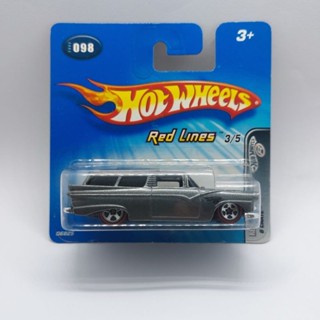 รถเหล็ก Hotwheels 8 CRATE RED LINES (ib26)