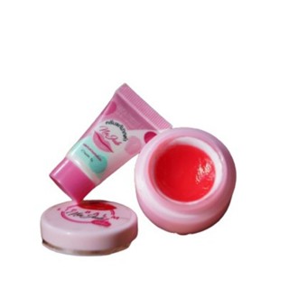 ลิปบาล์มน่าจุ๊บ*กล่องชมพู แก้ปากดำให้ชุ่มชื้น(Na Jub Lip Balm)