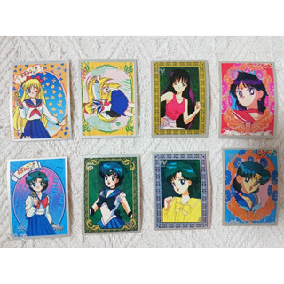 การ์ดสติ๊กเกอร์ Sailor Moon เซเลอร์มูน คละแบบ 10 ใบ (สำหรับนักสะสม หายาก)