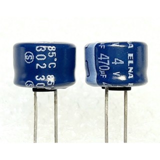 Elna RC3 470uf 4v capacitor ตัวเก็บประจุ คาปาซิเตอร์