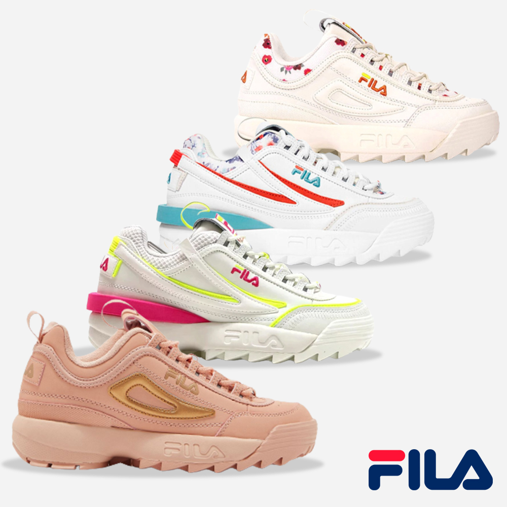 Fila Collection ฟีล่า รองเท้าผ้าใบ รองเท้าลำลอง Women Disruptor 2 Premium 5FM00785-650 / 5XM01764-149 / 5XM01767-130 / 5XM01768-147 / 5XM01765-111 (3290)