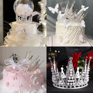 มงกุฎ 👑มงกุฏไข่มุก👑 มงกุฎแต่งเค้ก มงกุฎเจ้าหญิง และไฟประดับตกแต่งเค้ก // 🛒สินค้าพร้อมส่งจากไทย🇹🇭🇹🇭นะคะ🛒