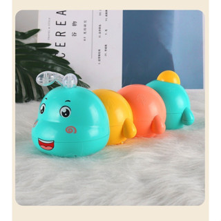 happy_toy พร้อมส่ง หนอนมีไฟ มีเพลง เดินได้ มีแม่เหล็ก