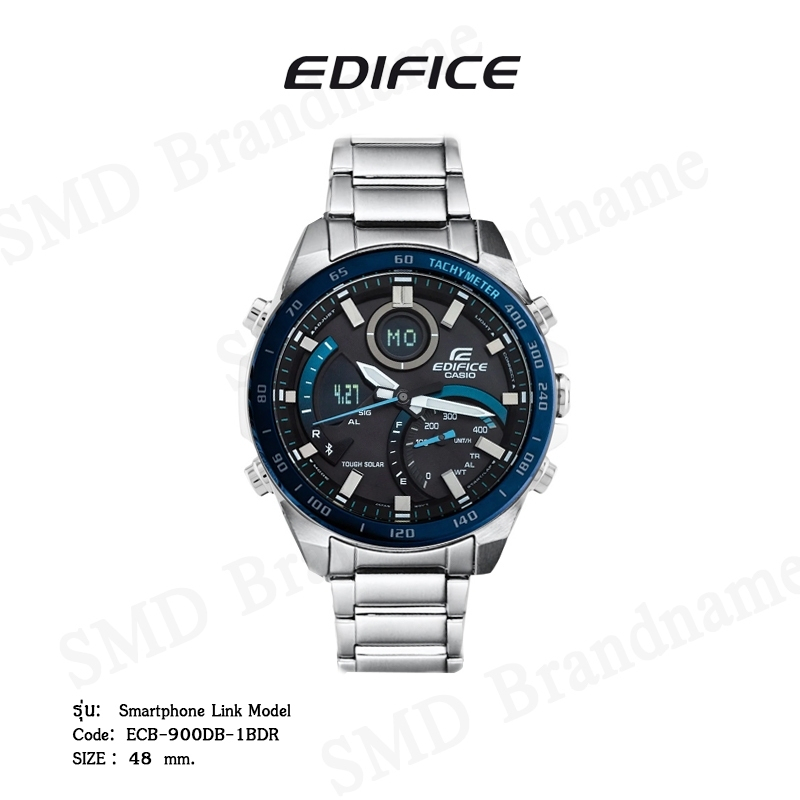 CASIO EDIFICE นาฬิกาข้อมือ รุ่น Smartphone Link Model Code: ECB-900DB-1BDR