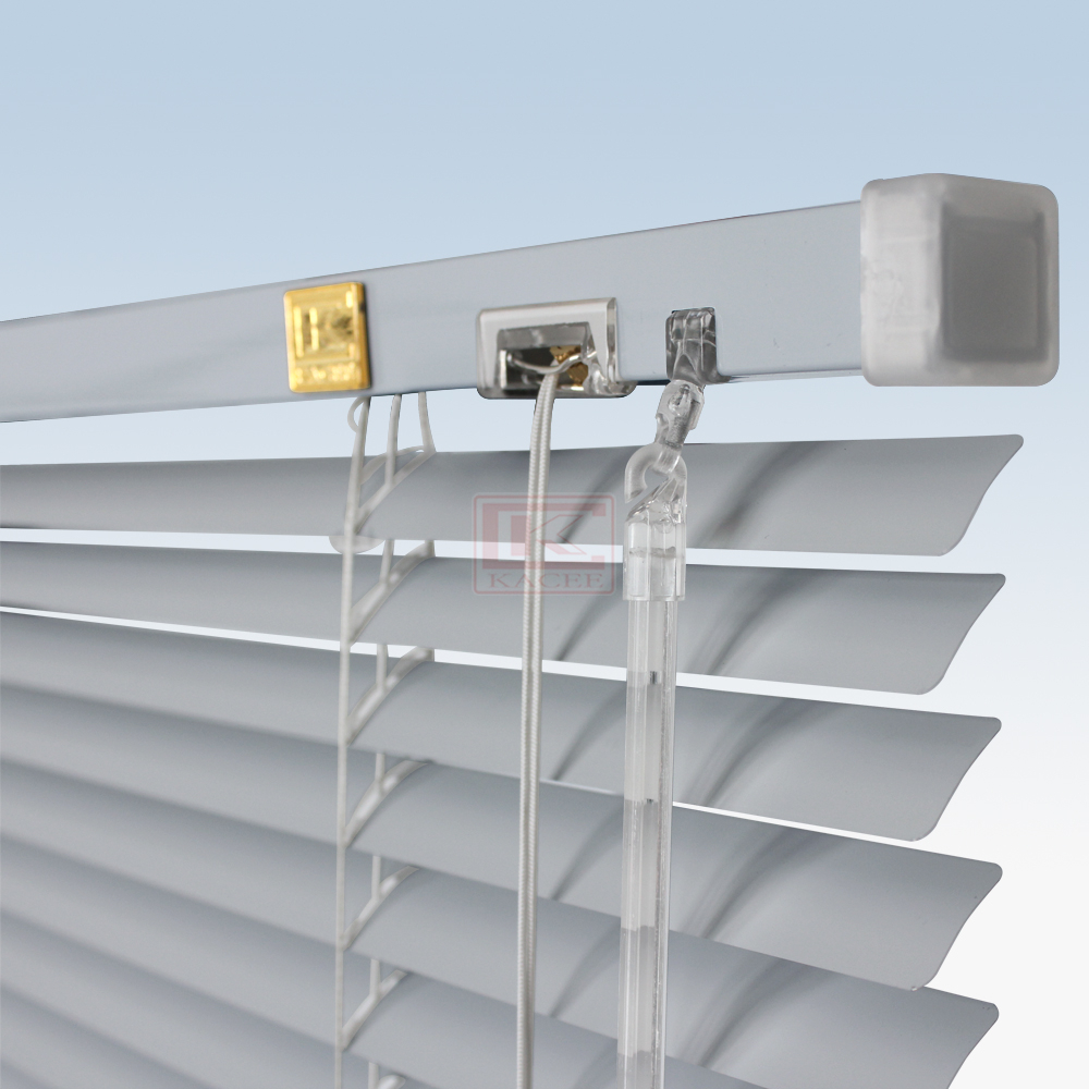 ตกแต่งบ้าน KACEE มู่ลี่ มู่ลี่อะลูมิเนียม มู่ลี่อลูมิเนียม ม่านอลูมิเนียม ม่านหน้าต่าง รุ่นแกนปรับ ใบขนาด 16 มม. สีเงิน KC16/267 Extra Silver หนา 0.18 มม. ส่งด่วน สั่งเลย