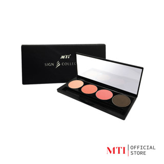 MTI (PSEI) Sign Collection SIGN EYESHADOW PALETTE 4 COLORS เอ็มทีไอ ซาย คอลเลคชั่น อายแชโดว์ พาเลท 4 สี