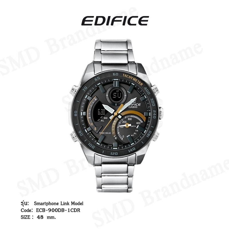 CASIO EDIFICE นาฬิกาข้อมือ รุ่น Smartphone Link Model Code: ECB-900DB-1CDR