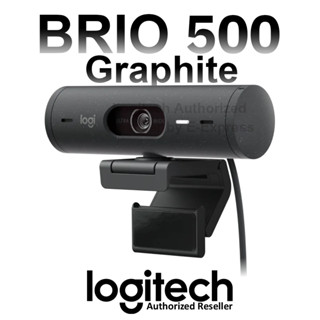 Logitech Brio 500 Webcam (Graphite) กล้องเว็บแคม Full HD 1080p สีดำ ของแท้ ประกันศูนย์ 1ปี