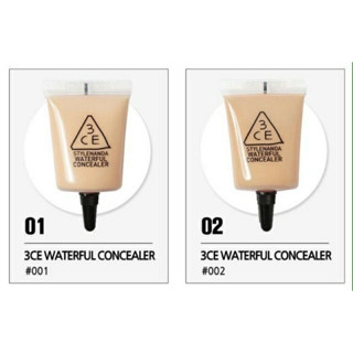 Beauty-Siam แท้ทั้งร้าน !! คอนซีลเลอร์ผิวขาวเหลือง 3CE WATERFUL CONCEALER สี 002 ขนาด 10 ML. พร้อมกล่อง