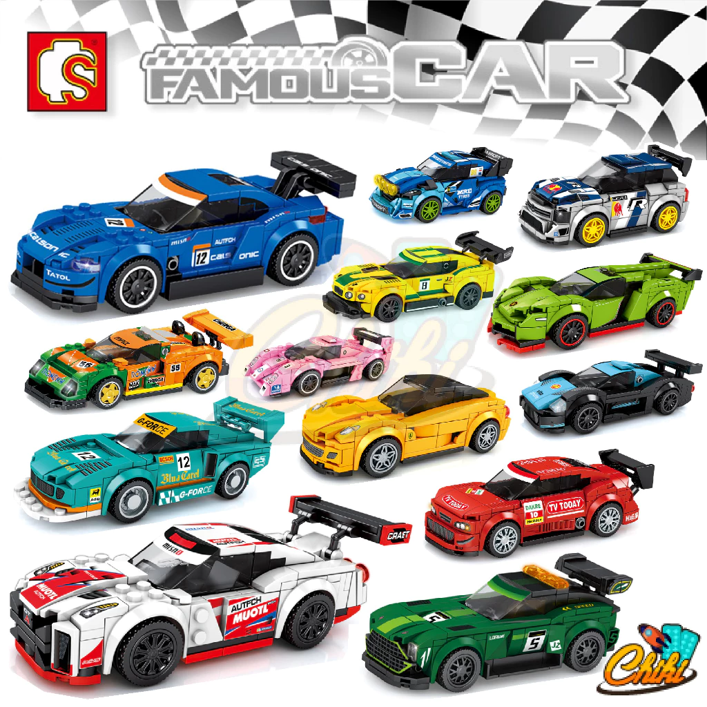ตัวต่อ รถแข่ง Sembo Block Race Car ตัวต่อรถฟอร์มูล่า มีหลายแบบให้เลือก