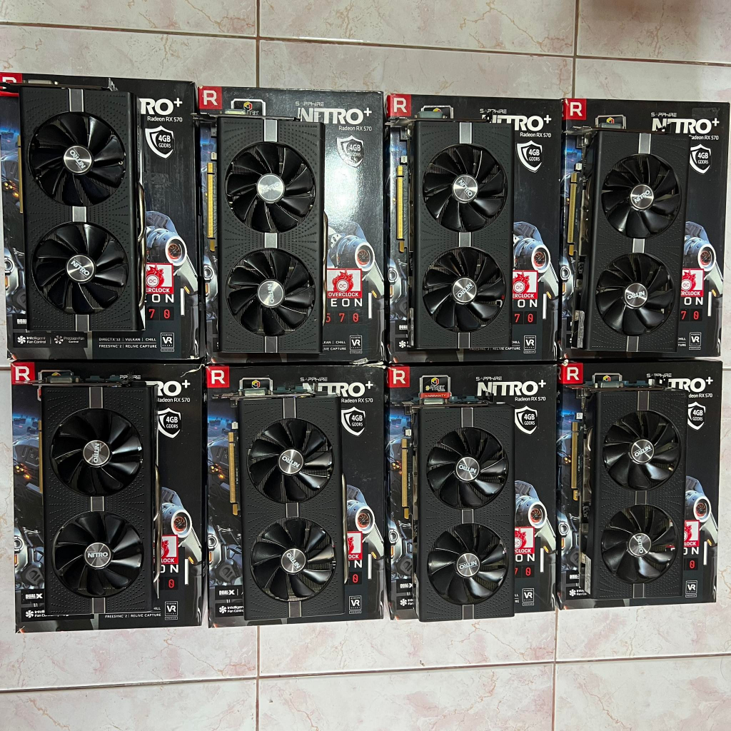 การ์ดจอ NITRO+ RX 570 4GB  มือ2