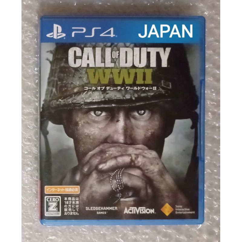 CALL OF DUTY WWII JAPAN PS4 มือสอง มีตำหนิ PLAYSTATION 4 JAPANESE COD WORLD WAR 2 WARII NAZI WAR2 สง