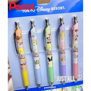 Tokyo Disney × Pentel Energel ปากกาหมึกเจลสีดำ (1ด้าม)