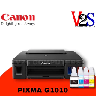 Canon Printer PIXMA รุ่น G1010 เครื่องปริ้นเตอร์อิงค์เจ็ทแท้ง ขายหมึกเติมแท้ 1 ชุด