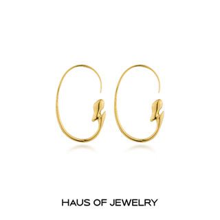 Haus of Jewelry - EVER Ever M Earrings ต่างหูเงินแท้ 925