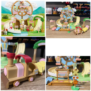 Sylvanian Families Baby Play Park สวนสนุกซิลวาเนี่ยน พร้อมเซทรถไฟ มีกล่อง