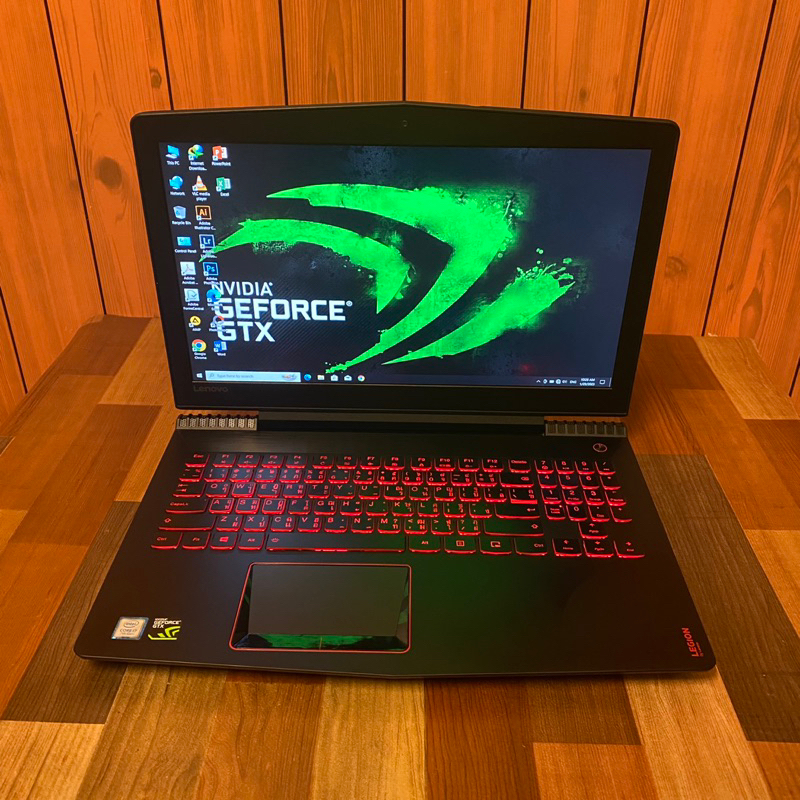 NOTEBOOK LENOVO GAMING CORE i7 GEN 7 การ์ดจอ GTX 1050 4GB DDR5 RAM 16GB SSD NVME 512GB HDD 1TB จอ 15