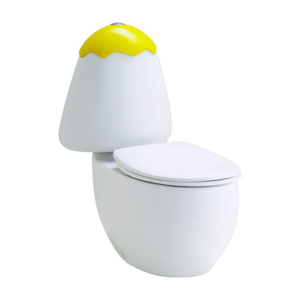 COTTO สุขภัณฑ์สำหรับเด็ก รุ่น C15007 กุ๊กไก่ (UC+) พร้อมสารลดคราบ ** สั่งผลิต 30-45 วัน**