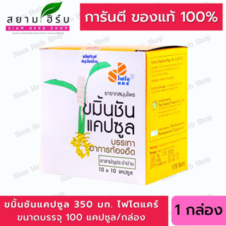 ขมิ้นชันแคปซูล ไฟโตแคร์ (องค์การเภสัชกรรม) ขนาดบรรจุ 100 แคปซูล/กล่อง (ยาสามัญประจำบ้าน)