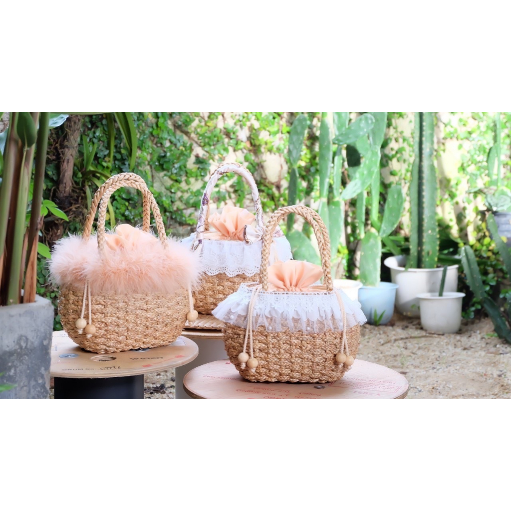 กระเป๋าสาน รุ่นคุณนายน้อย
