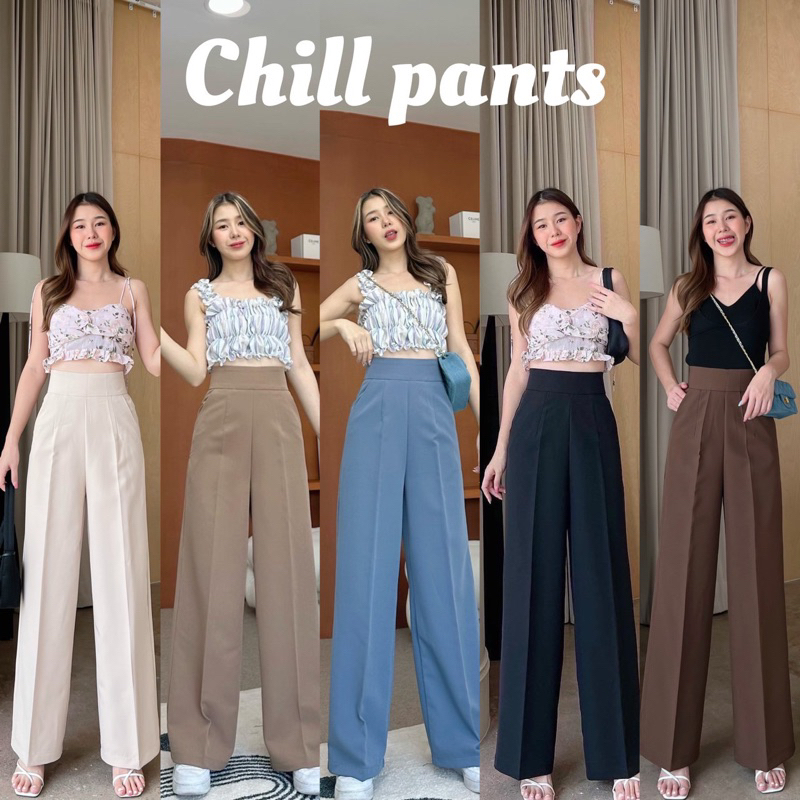 ขายาวทรงกระบอกใหญ่ขอบใหญ่งานซิปหลัง ผ้าA80🥐🧸