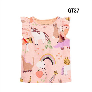 💥พร้อมส่งจากไทย💥 เสื้อยืดแขนสั้น GT37 ลายน่ารัก ผ้าไม่หนา ใส่สบาย ระบายอากาศได้ดี คุณภาพดีเว่อร์‼️