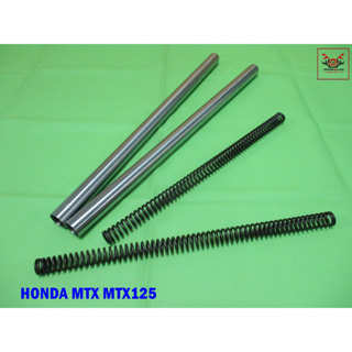 HONDA MTX FRONT FORK TUBE SET with SPRING  // แกนโช๊ค พร้อม สปริง สินค้าคุณภาพดี