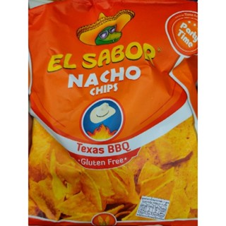 EL SABOR NACHO Chips Texas BBQ Gluten free B