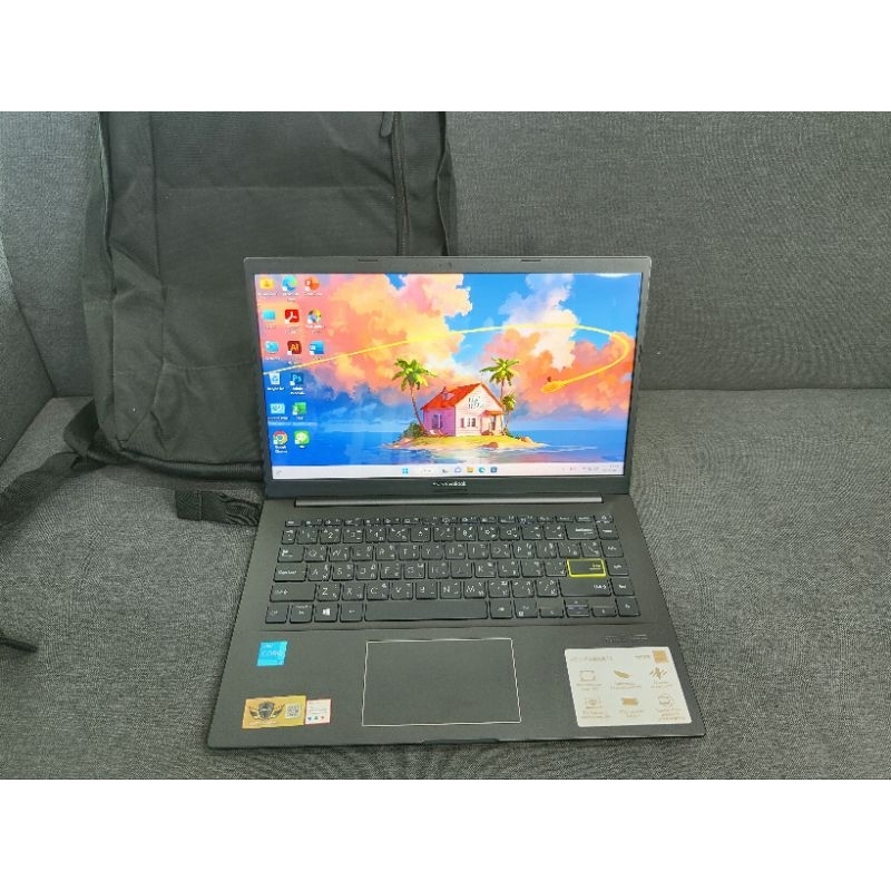 โน๊ตบุ๊คมีประกันศูนย์ 2024 Asus S413EA-EB341WS i3 Gan 11 TH แรม 8 gb มือสองสภาพสวย📌
