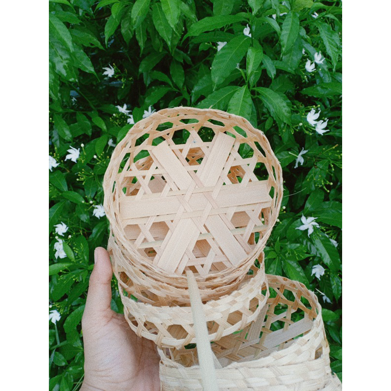 ชะลอมถาดสานไม้ใผ่ฝีมือคนไทย จัดเบรคสวยๆ