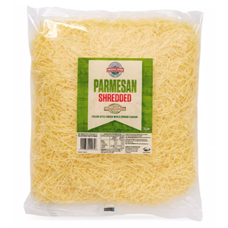 พาร์เมซานชีสขูด สไตล์ซิสเลอร์ แบ่งขาย 90-500g – Mainland Parmesan Shredded 90-500g