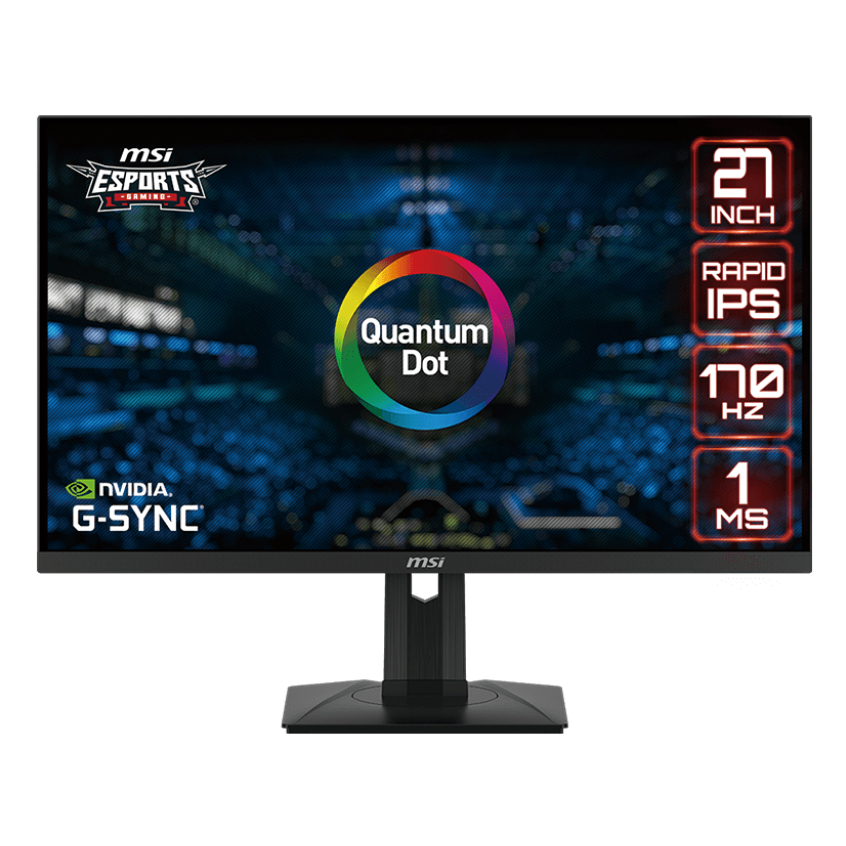 MONITOR (จอมอนิเตอร์) MSI G274QPF-QD 27" 170Hz 1ms IPS G-SYNC Compatible