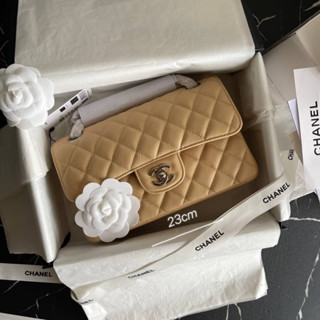 Chanel Classic  Micro chip size 23cm หนังทั้งใบ งานดีสุด