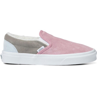 VANS SLIP ON PIG SUEDE SHERPA MULTI COLOR SNEAKERS สินค้ามีประกันแท้