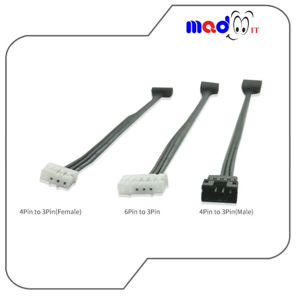 RGB SYNC Cable สายแปลง 5V 3 Pin เป็น 6pin 4Pin 5V ARGB 3P เป็น 4P 6P ใช้กล่องควบคุม coolmoon RGB 5V