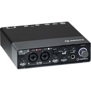 Steinberg UR22C *ของแท้รับประกันศูนย์* ออดิโออินเตอร์เฟส 2 X 2 USB 3.0 audio interface ฟรี!! สาย USB, Cubase AI ดาวน์โหล