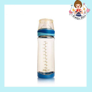 Kidsme PPSU Milk Bottle 300ml ขวดนม PPSU ขนาด 300 มล. สีน้ำเงิน