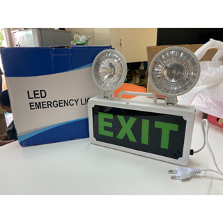 ไฟทางออกฉุกเฉิน ไฟสว่างพร้อมแสดงทางออกฉุกเฉินเมื่อไฟดับ 220V Fire Emergency LIGHT