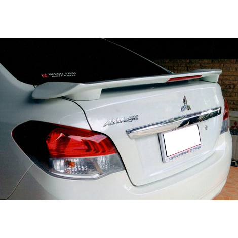 spoiler สปอยเลอร์ สปอยเลอร์หลัง attrage 2013 2014 2015 2016 2017 2018 2 รุ่น 4 ประตู ไม่ทำสี ราคาพิเ