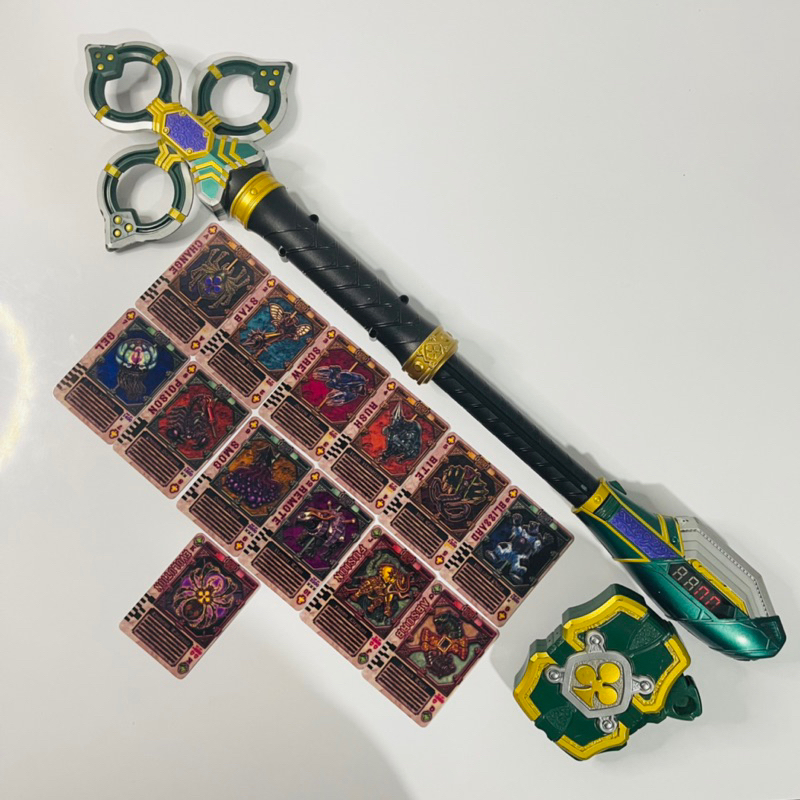 DX Leangle Rouzer พร้อมการ์ด13ใบ (คฑาเรนเกล ของเล่น จากซีรี่ย์ มาสไรเดอร์ เบลด)