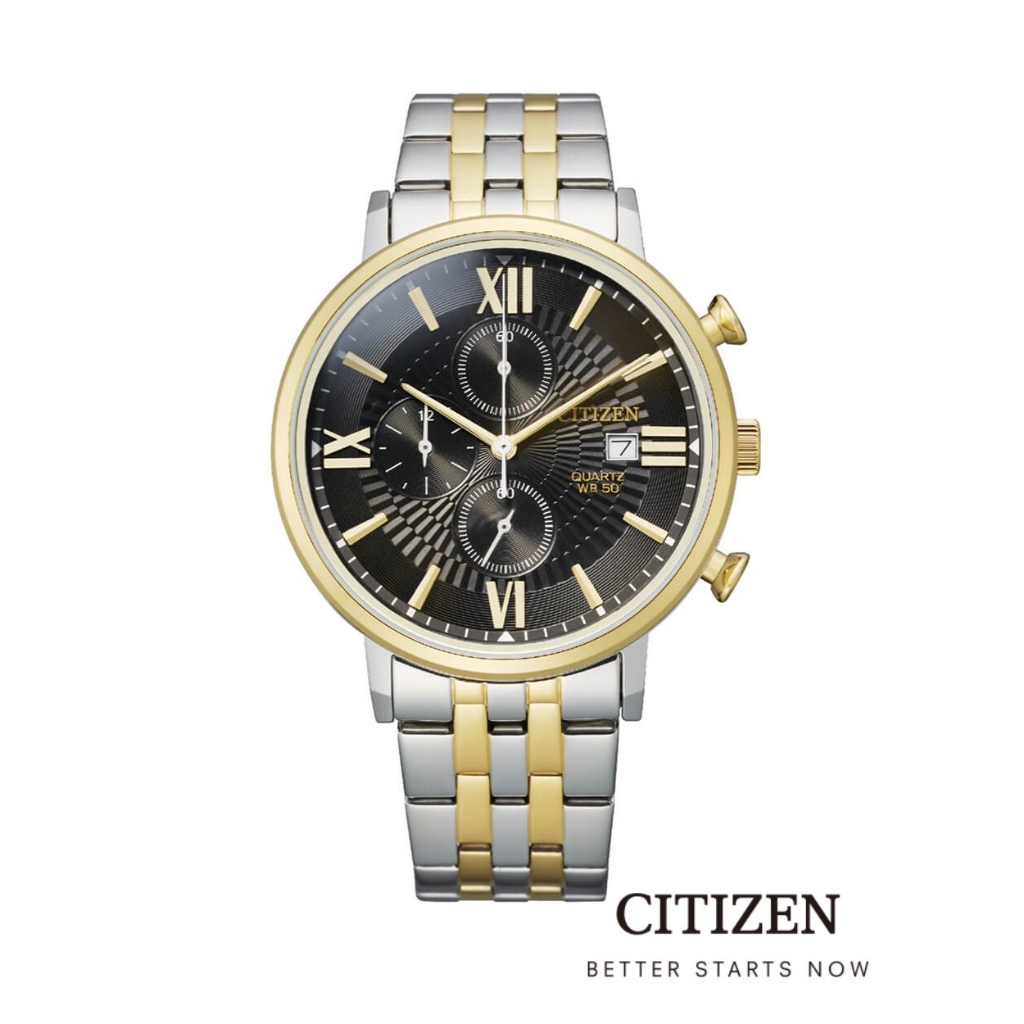 CITIZEN AN3616-75E Chronograph  Men's Watch Quartz ( นาฬิกาผู้ชายระบบถ่าน )